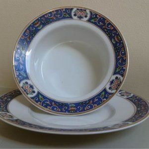 Limoges Antique Finger Fruit Bowls and Bread/Dessert Dishes